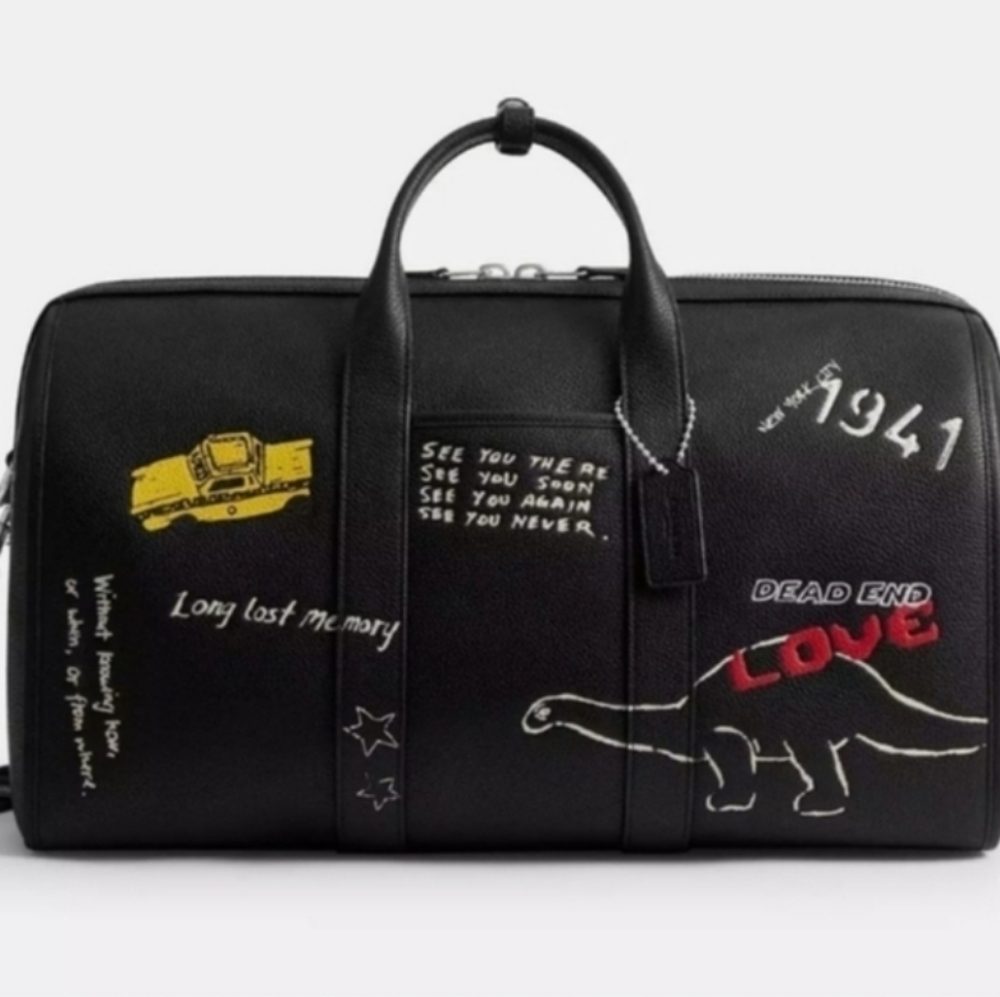 Coach Gotham Duffle Bag 45 With Sketch Print